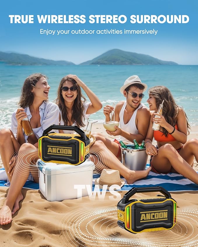 Speakers Bluetooth Wireless: 80W Loud Speaker - Image 4