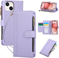 Compatible with iPhone 13/14 Wallet Phone Case-PU Leather Magnetic Flip Cover by KYFSJPT