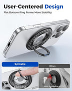 SYNCWIRE Carbon Fiber Magnetic Phone Ring Holder - Image 7