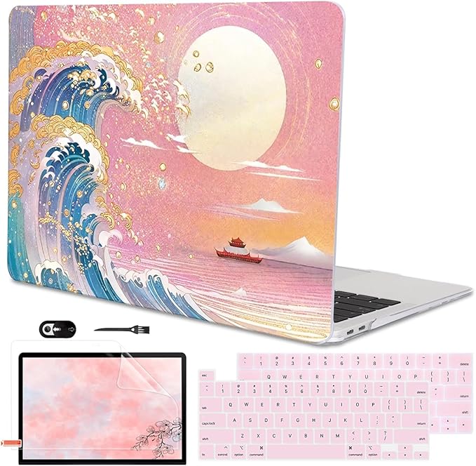 for MacBook Pro 13-inch Case 2022 2021 2020-2016 Release M2 M1 Chip A2338 A2251 by LCMOCICO