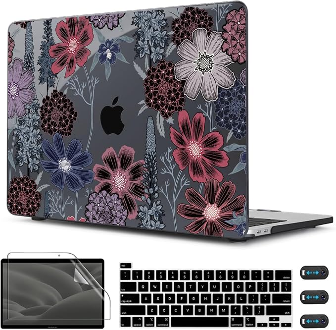 CISSOOK Compatible with MacBook Pro 13 inch Case 2025-2020 A2338 M2 M1 A2251 by CISSOOK