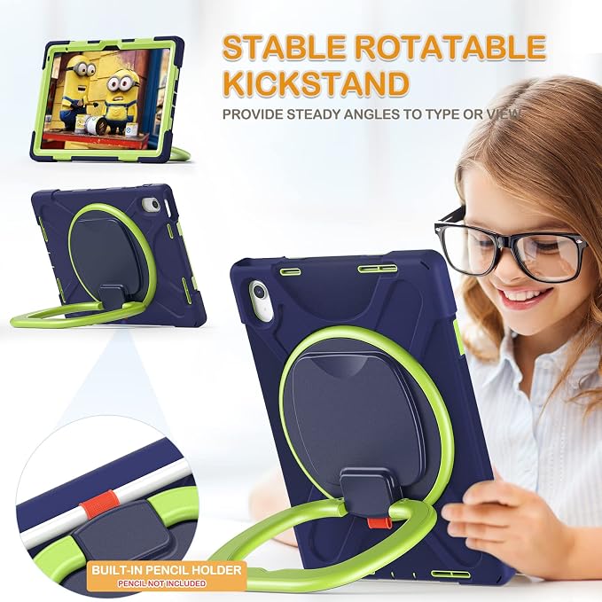 BRAECN Case for iPad 11th/10th Generation 11”/10.9'' 2025/2022-Rugged Silicone - Image 3