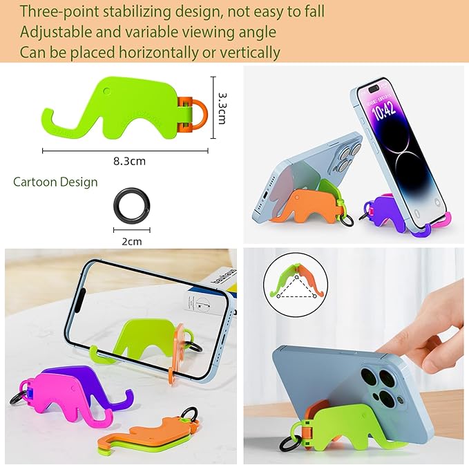 Clip and Go Strap for Phone Silver Metal Chain - Image 8
