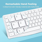 Lovaky Wireless Keyboard, 2.4G Ergonomic Wireless Computer Keyboard, Enlarged - Image 5