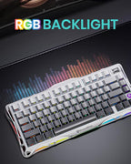 GravaStar Mercury K1 75% Wireless Mechanical Gaming Keyboard, Aluminum Alloy - Image 4