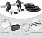 AccEncyc Spring Clip Collars 1 Inch Olympic Barbell Clamps Dumbbell Clips - Image 3