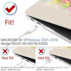 MEEgoodo for MacBook Air 13.3 inch Case 2021 2020 2019 2018 A2337 M1 A2179 A1932 - Image 2