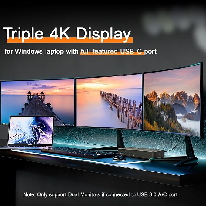 DisplayLink Docking Station 3 Monitors - Image 4