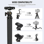 NEEWER Flexible Tripod with Remote, Mini Camera Phone Tripod Stand with Hidden - Image 6