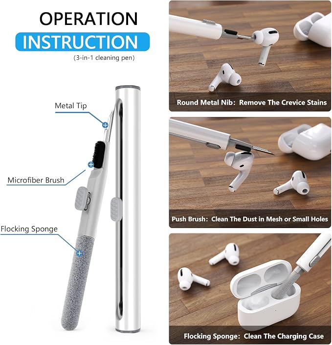 Compatible with AirPods Pro 2nd/1st Generation Silicon+Memory Foam Replacement - Image 7