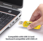 INLAND Micro Center SuperSpeed 2 Pack 128GB USB 3.0 Flash Drive Gum Size Memory - Image 4