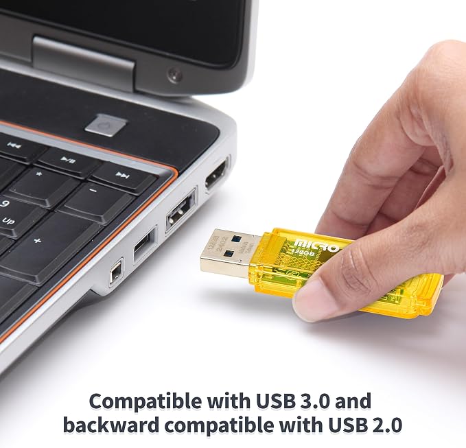 INLAND Micro Center SuperSpeed 2 Pack 128GB USB 3.0 Flash Drive Gum Size Memory - Image 4