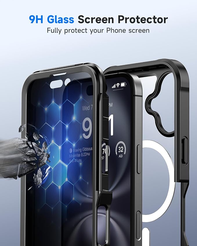 seacosmo for iPhone 16 Case, Full Body Bumper - Image 7