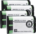 4PACK Cordless Phone HHR-P104 3.6V 830mAh Battery NI-MH AAA Rechargeable Battery by TrianglePatt