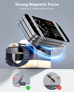 KPON for iPhone Nightstand Charging Station, 15W 3 in 1 Wireless Phone Charger - Image 6
