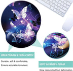 Mouse Pad with Wrist Support, Ergonomic Mouse Pad with Memory Foam Wrist Rest - Image 3