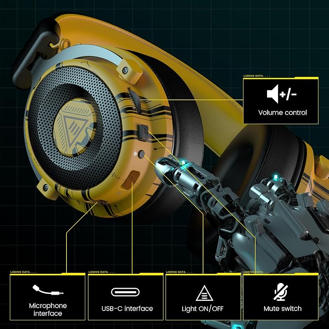 EKSA USB Gaming Headset for PC - Image 9