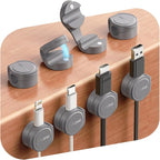8-Pack Cord Organizer Magnetic Cable Clips, Desk Cable Management Wire Hider by Sincerityisworththewait