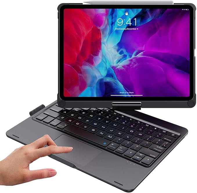 Rotatable Keyboard Case for iPad Air 11 Inch/ Air5/Air4/iPad Pro11 by PboyiqiS