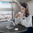 OMOTON Foldable Cell Phone Stand, C4 Portable Aluminum Phone Holder, Adjustable - Image 6