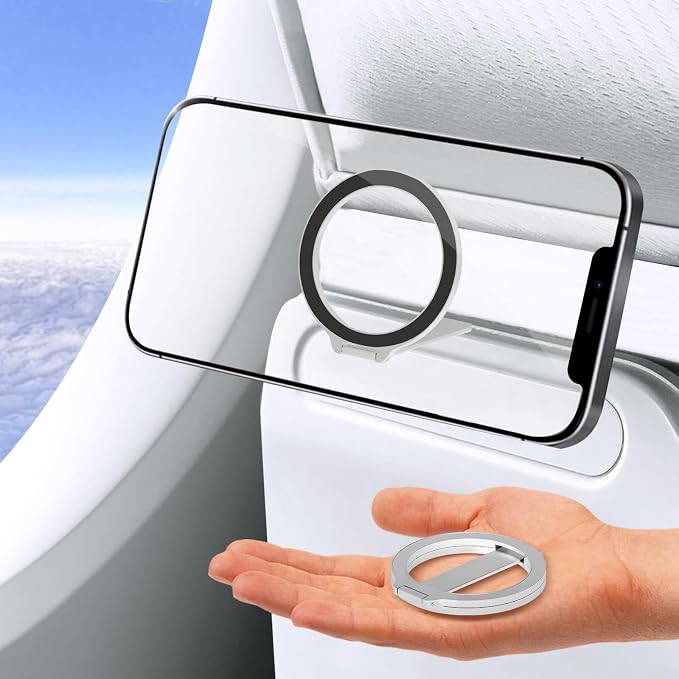 Mini Airplane Magnetic Phone Holder, MagSafe Compatible Magnetic Travel Phone by MCCHJoy