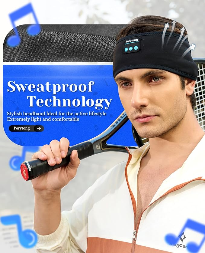 Perytong Sleep Headphones Wireless, Air Travel, Meditation - Image 2