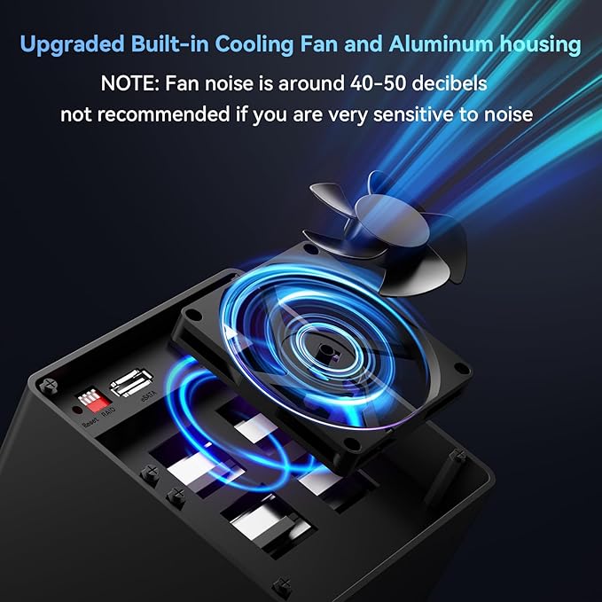4 Bay Hard Drive RAID Enclosure - Image 4