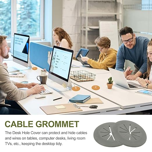 PATIKIL Desk Grommet 1-9/16" - Image 7