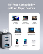 Anker USB C Charger, PPS 3-Port Fast Compact Foldable Wall Charger - Image 7