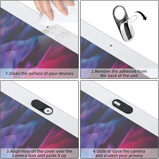 Webcam Cover, Ultra-Thin Camera Cover Slide - Image 6