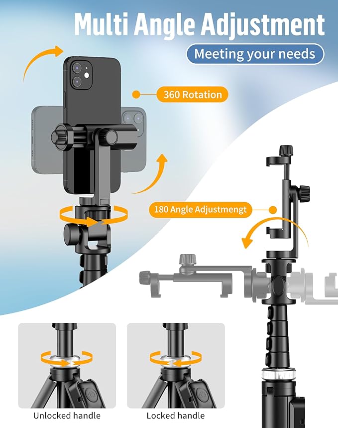 Selfie Stick for iPhone:Selfie Stick Tripod - Image 7