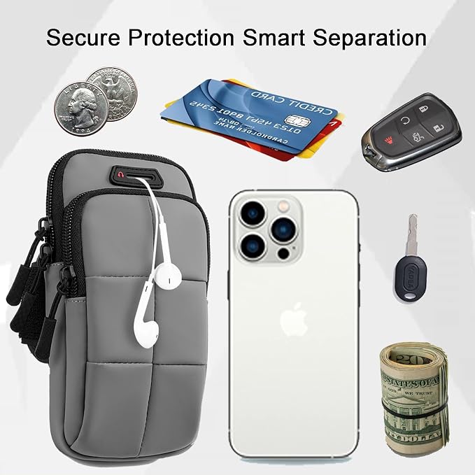 Phone Arm Bands for Running, Armband Cell Phone Holder for Exercise - Image 4
