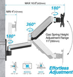 AVLT Single 13"-32" Monitor Wall Mount fits One Flat/Curved Computer Monitor - Image 3