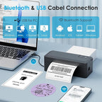 Shipping Thermal Label Printer, 4x6 Portable Label Printer, Support iPhone - Image 2