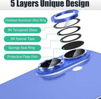 AGVEE 3+3 6 Pack for iPhone 16 6.1" / 16 Plus 6.7" Camera Lens Cover Protector - Image 7