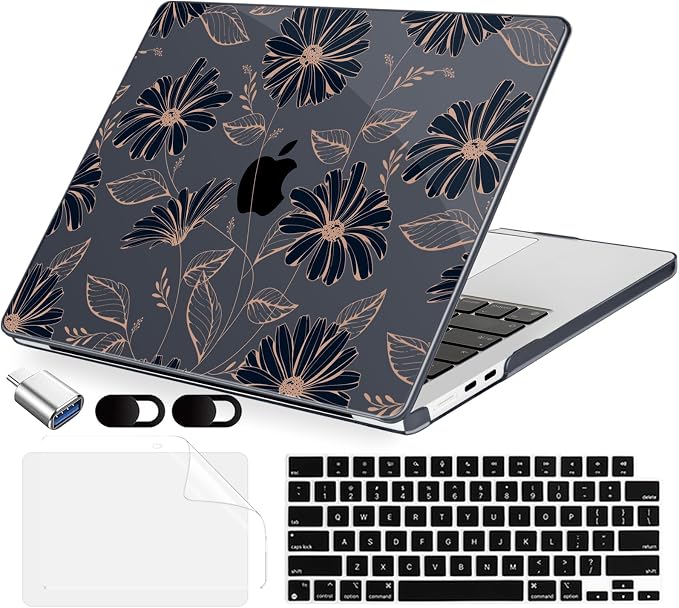 Compatible with MacBook Air 15 inch Case, M4 A3241/M3 A3114/M2 A2941, Hard Shell by MecBevia