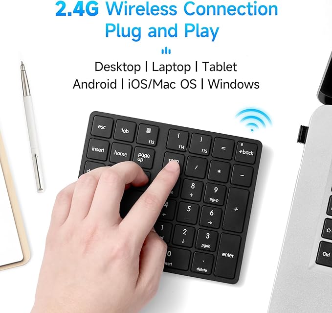 havit Wireless Number Pad for Laptop, Fully Compatible - Image 2