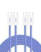Belkin USB C to USB C Cable 2-Pack, 60W by Belkin