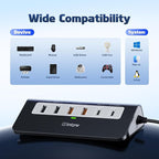 USB C Hub 10Gbps, 9-in-1 USB C Docking station - Image 9