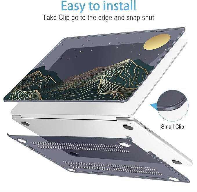 Mektron for 2025 M4 MacBook Air 13.6 Inch A3240 Case Fits 2023 A2681 M2 2024 - Image 3