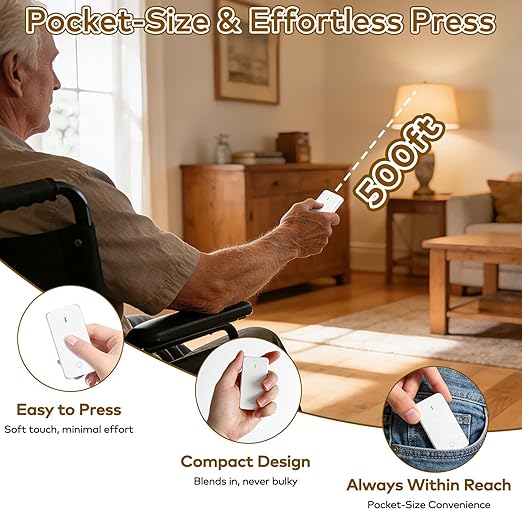 NineLeaf Remote Control Outlet, Wireless Remote Control Outlet Plug, 500ft Long - Image 3