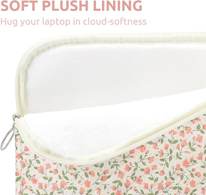 Puffy Laptop Sleeve 13-15.6 Inch Cute Quilted Laptop Protective Case Padded - Image 4