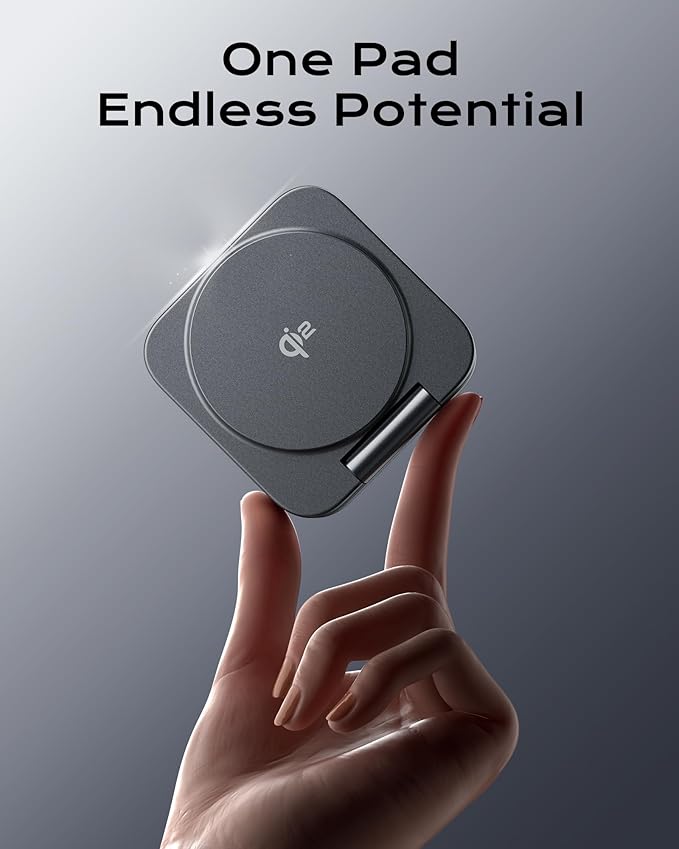 Qi2 Certified 3 in 1 Travel Charger MagSafe Compatible, Upgraded Foldable - Image 6