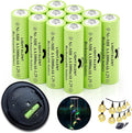 Lightalent Ni-MH AA Rechargeable Batteries, Double A High Capacity 1.2V by LIGHTALENT