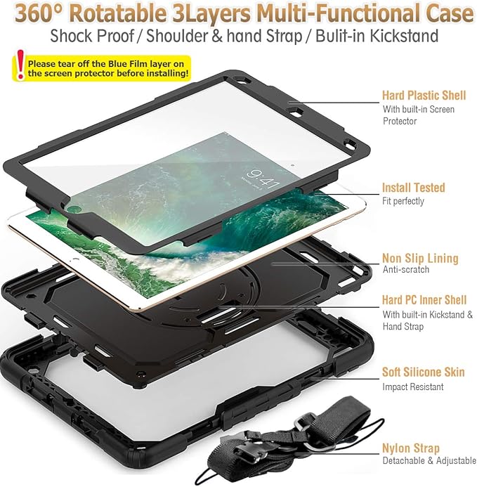 SEYMAC stock Case for iPad Air 3 2019 / Pro 10.5'' - Image 5