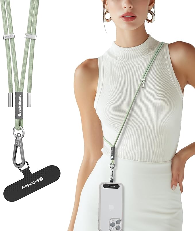 SWITCHEASY 6mm Adjustable Crossbody Phone Strap Compatible by SwitchEasy