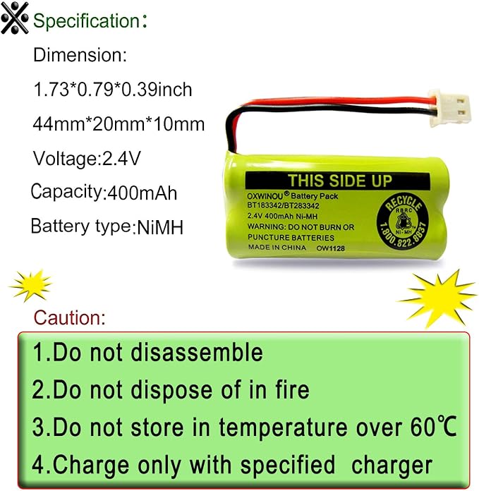 Replacement Battery BT183342/BT283342 BT166342/BT266342 BT162342 / BT262342 - Image 2