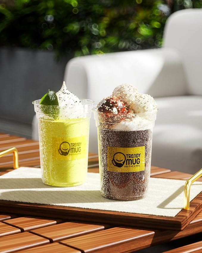 MUNBYN 2.25x1.25 Inch Gold Transparent Thermal Labels, Rectangle Fine Glitter - Image 3