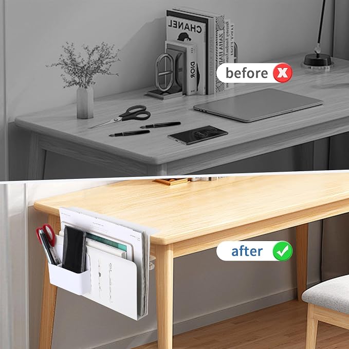 Desk Side Storage, Side Desk Laptop Holder - Image 2