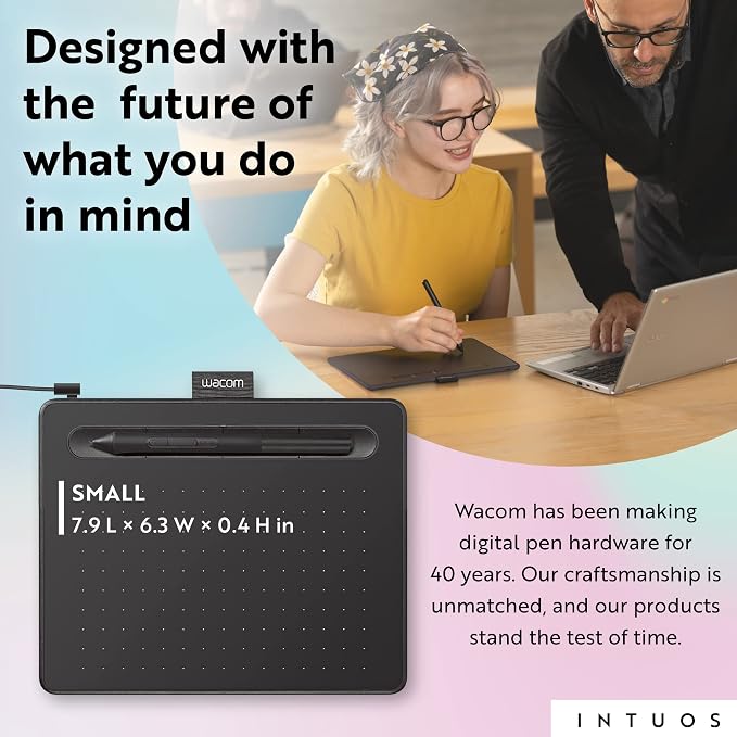 Wacom Intuos Small Graphics Drawing Tablet, includes Training & Software; 4 - Image 7